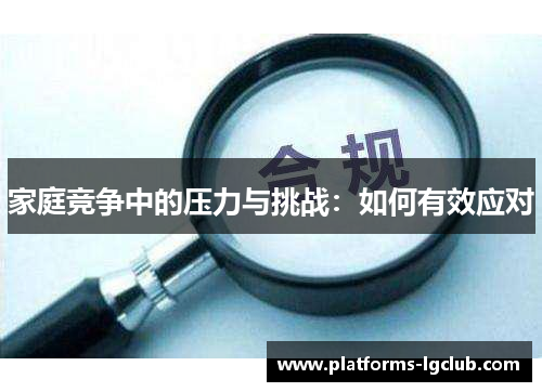 家庭竞争中的压力与挑战：如何有效应对