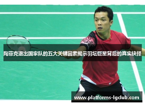 陶菲克退出国家队的五大关键因素揭示羽坛巨星背后的真实抉择 陶菲克退出国家队的五大关键因素揭示羽坛巨星背后的真实抉择